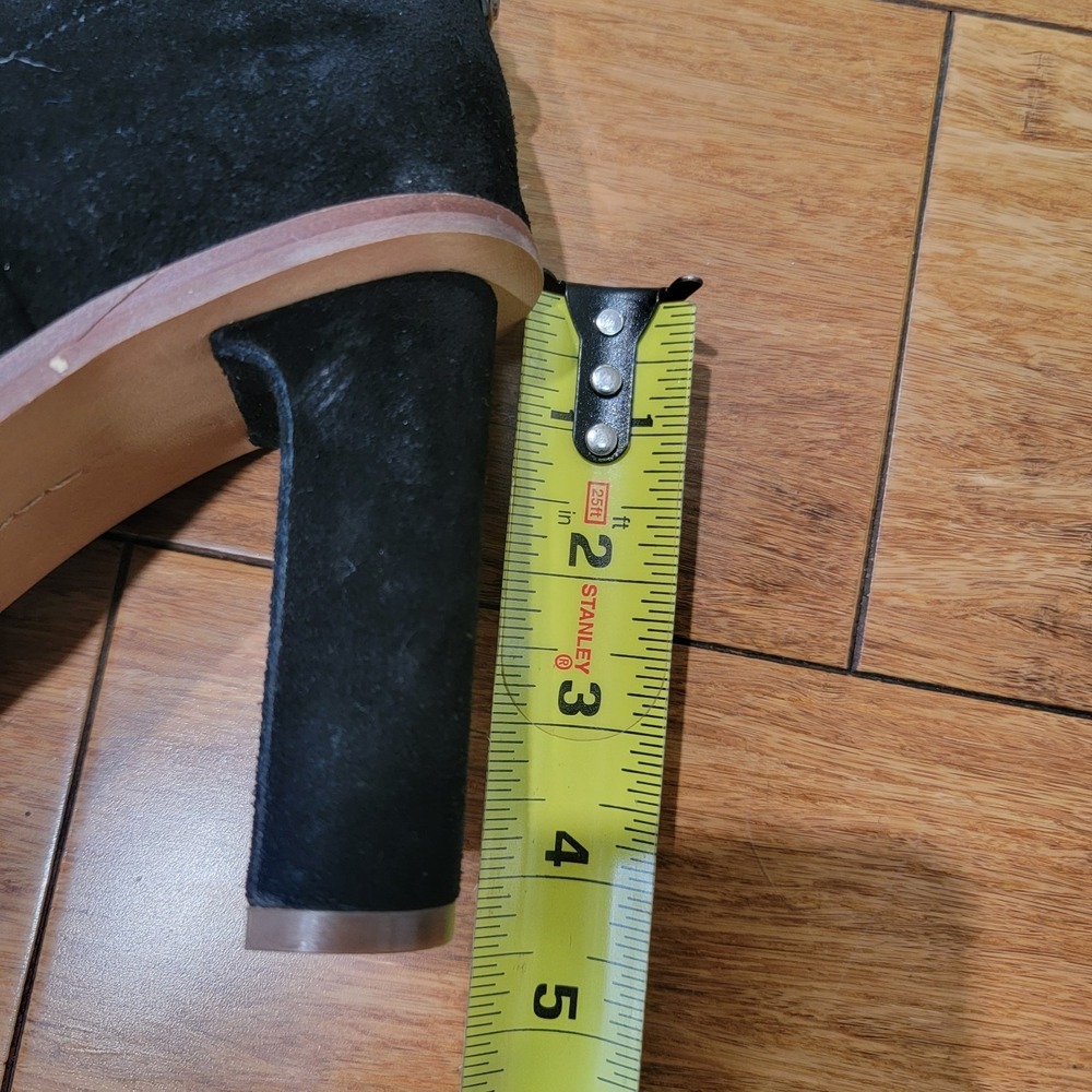 Vince Camuto Women's Phranzie Suede Leather Knee High Riding Boots Size 9M Black - Picture 9 of 12